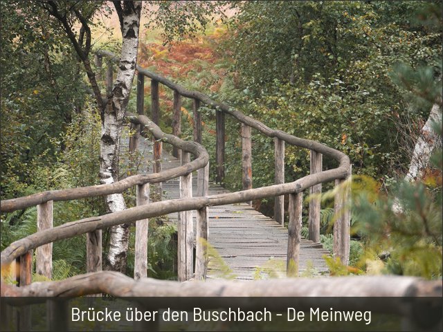 Brücke über den Buschbach - De Meinweg